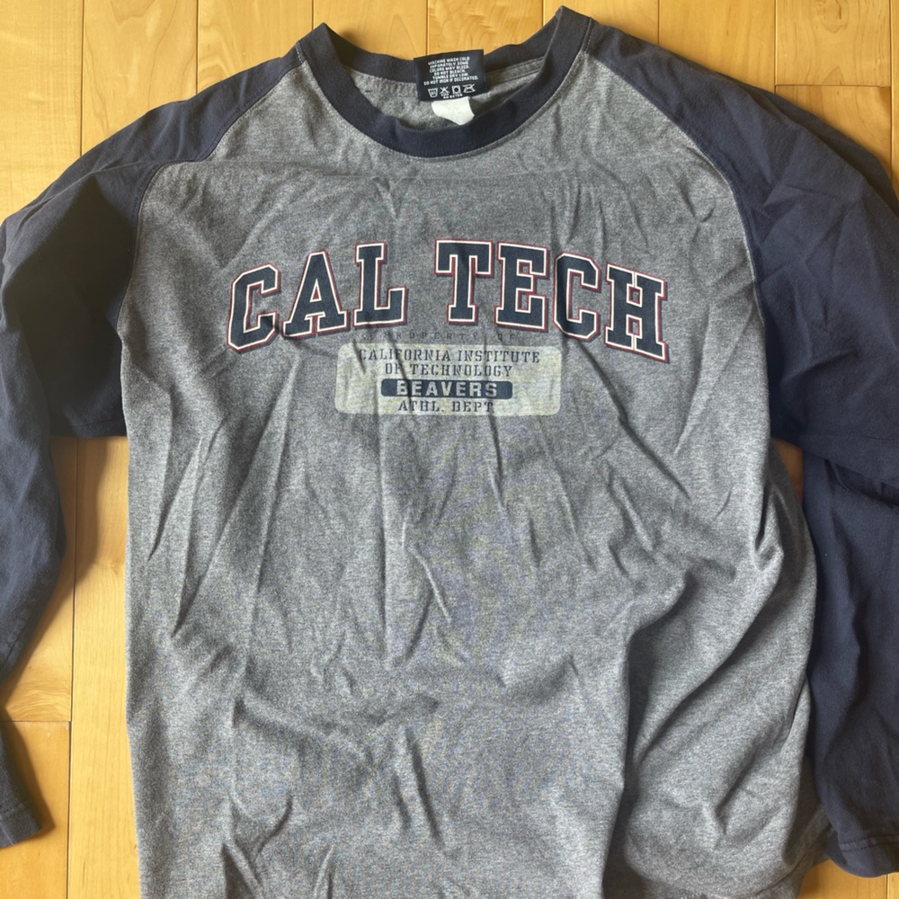 Jansport Gray and Blue Long Sleeve Tee